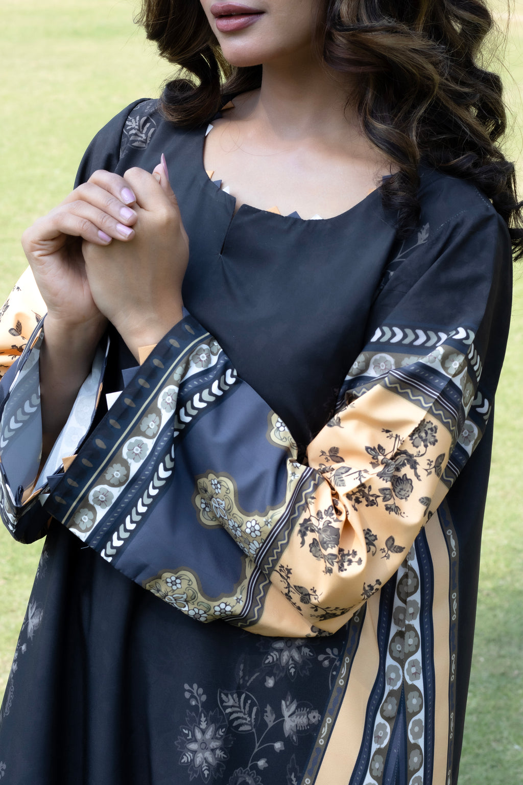 Mystic Ash | 2 Piece Kaftan Set