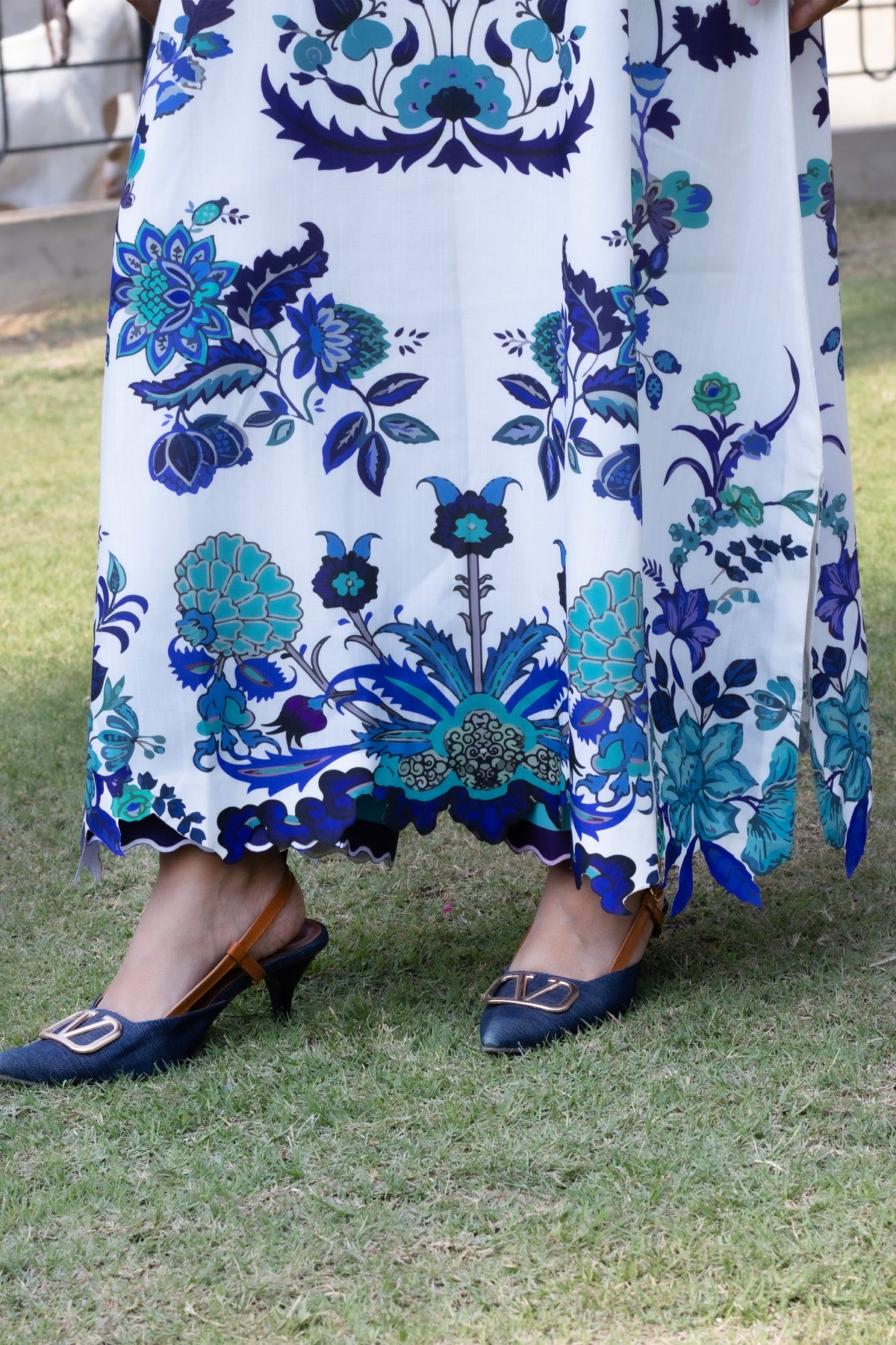 Whitney Blue | 2 Piece Kaftan Set