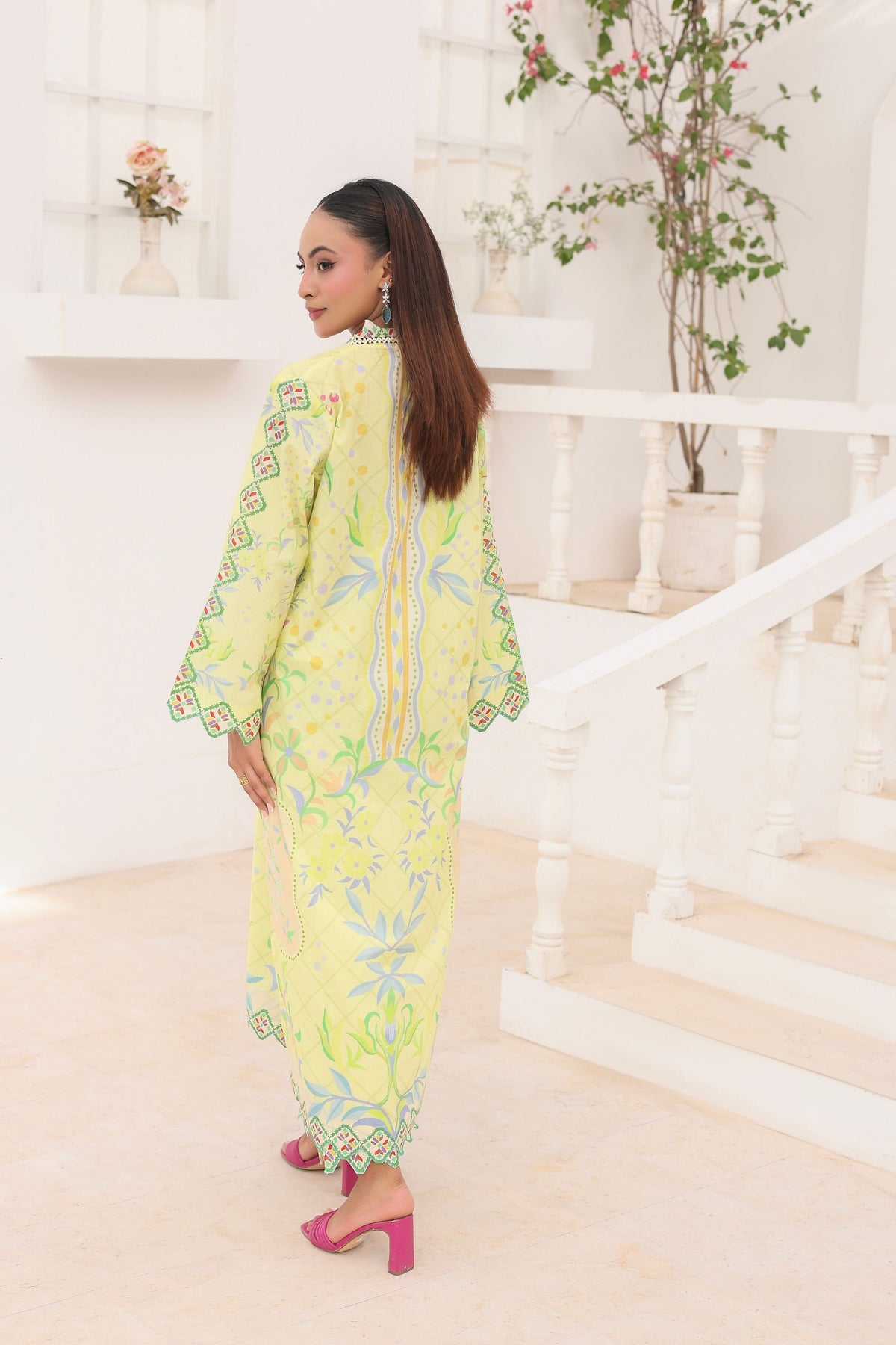 Citrus Blossom | 2 Piece Long Shirt Set