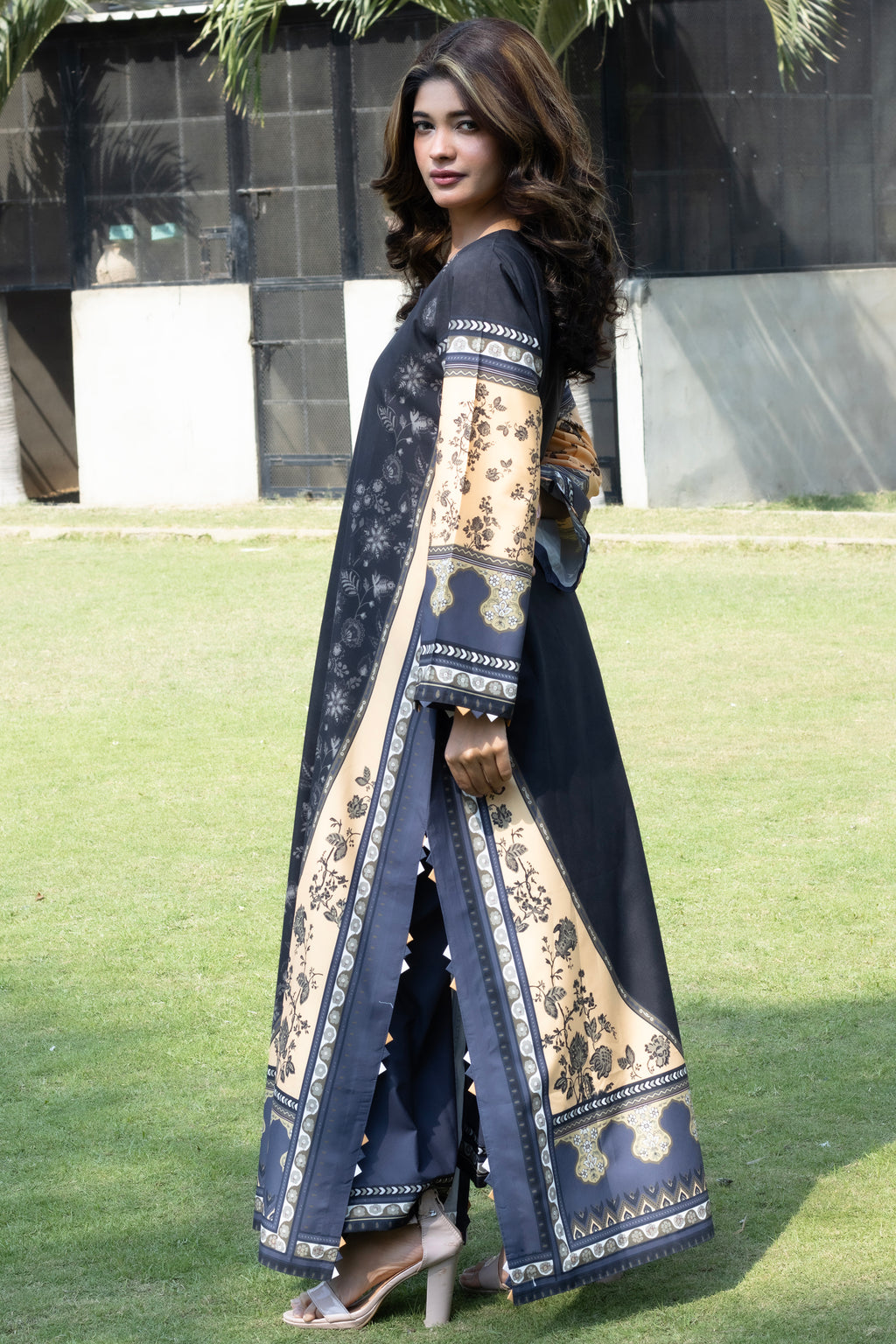 Mystic Ash | 2 Piece Kaftan Set