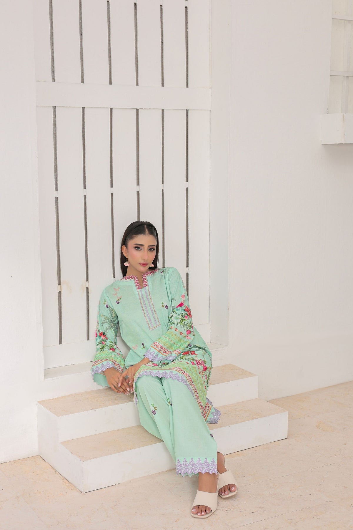Mint Meadow | 2 Piece Shirt Set