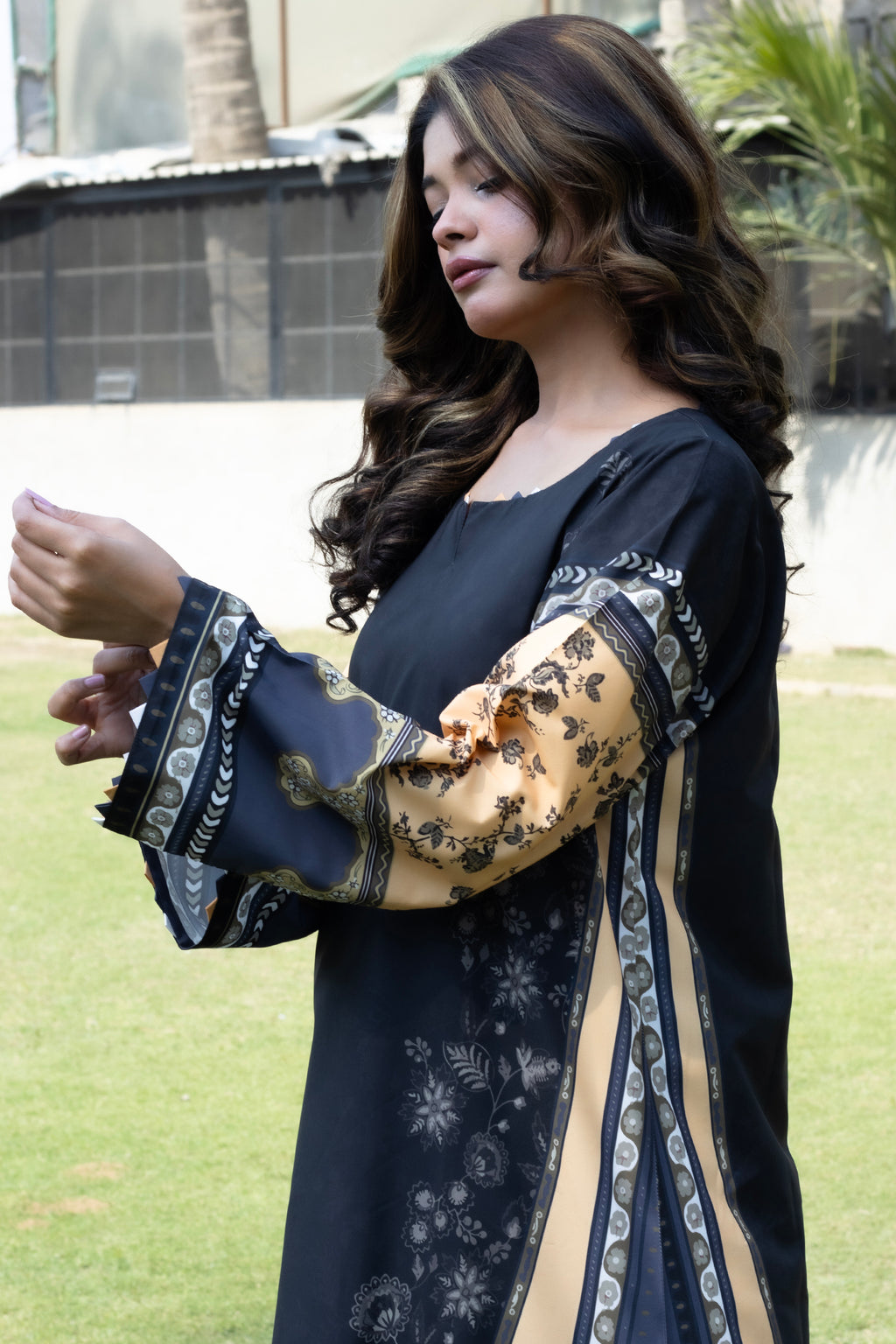 Mystic Ash | 2 Piece Kaftan Set